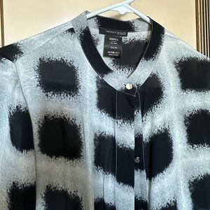 Thomas Wilde silk black and white duster